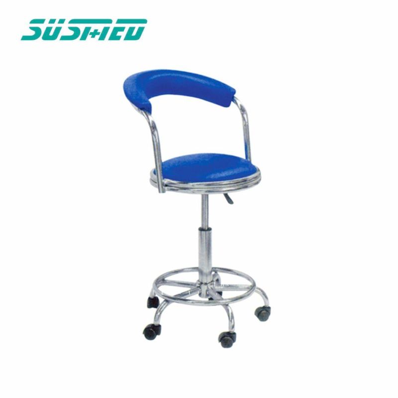 Durable Stainless Steel Hospital Work and Rest Stool for Doctors Nurses Patients etc