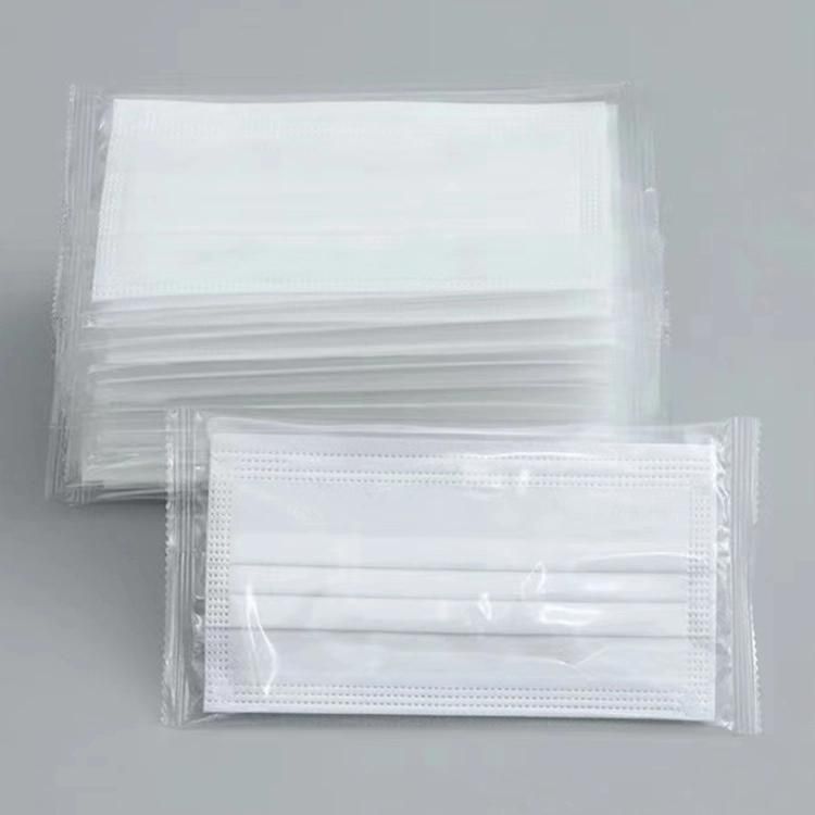 Individual Package Black White Pink Color Wholesale 3ply Mask 3 Ply Disposable Face Mask