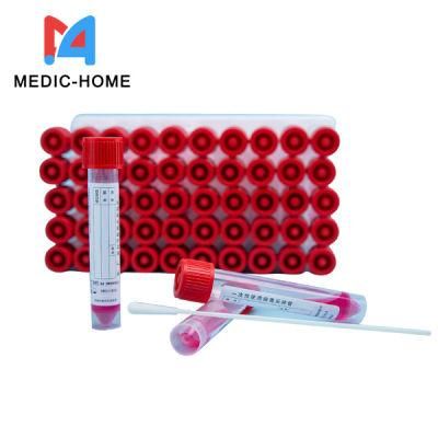 10ml 5ml Vtm Disposable Virus Sampling Transport Tube Transport Swab Sample