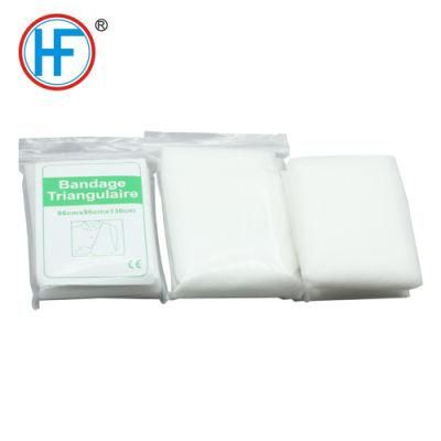 Mdr CE Approved First Aid Kits China Manufacturer Gauze 100%Cotton 100%Non Woventriangular Bandage