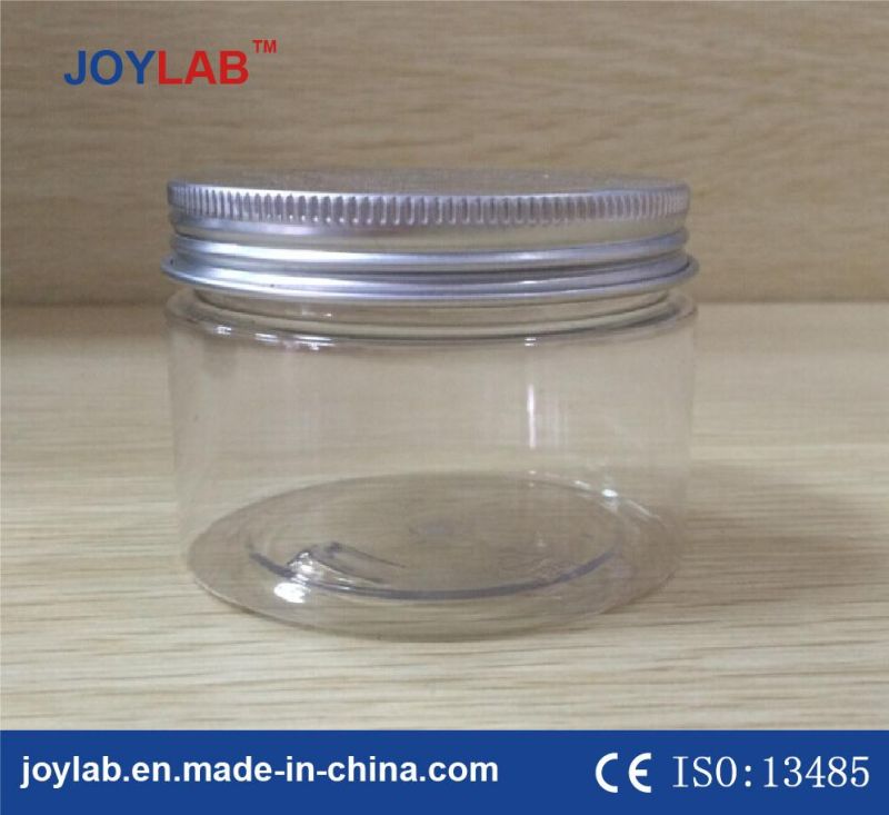 Widespread Use Round 200 Ml Pet Plastic Jars Medical Grade