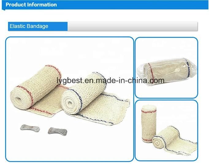 Medical Supp Wound Dressing Reverse Eab Elastic Adesive Crepe Bandage