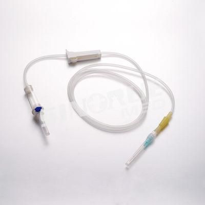 Disposable IV Infusion Giving Set with Needle