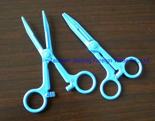 Disposable Medical Different Types of Colorful Plastic Forceps