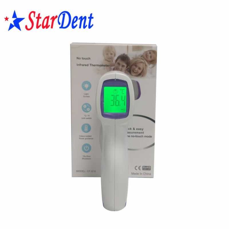 Industrial Temperature Meter Temperature Controller Non Contact Infrared Digital Ear/ Forehead Thermometer