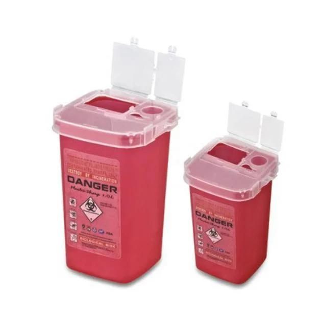 Disposable Needles Waste Tattoo Medical Hospital 1L Biohazard Sharps Containers