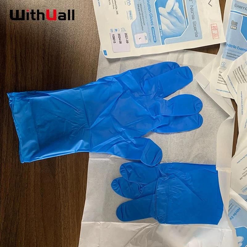 12 Inch Powder-Free Non-Strerile Thickened Nitrile Examination Gloves