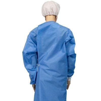 Spunlace Disposable Sterile Reinforced 25g SMS Surgical Doctor Nurse Medical Gowns