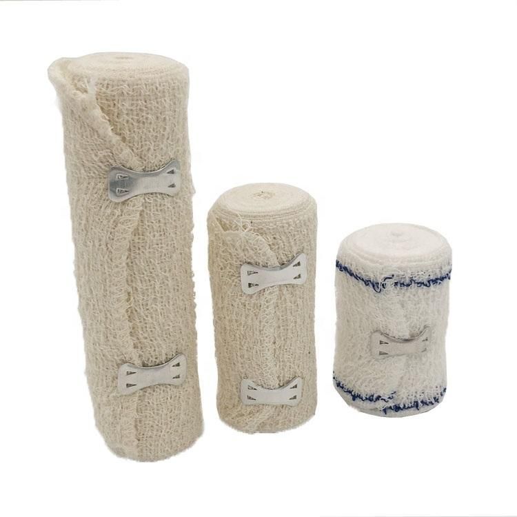 100% Elastic Wool Cotton Crepe Bandage ISO CE