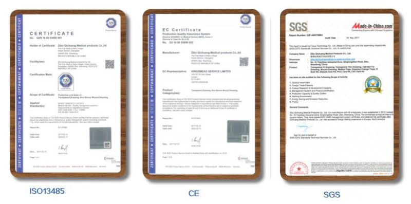 Sterile Adhesive Nonwoven Surgical Wound Dressing for Ophthalmology