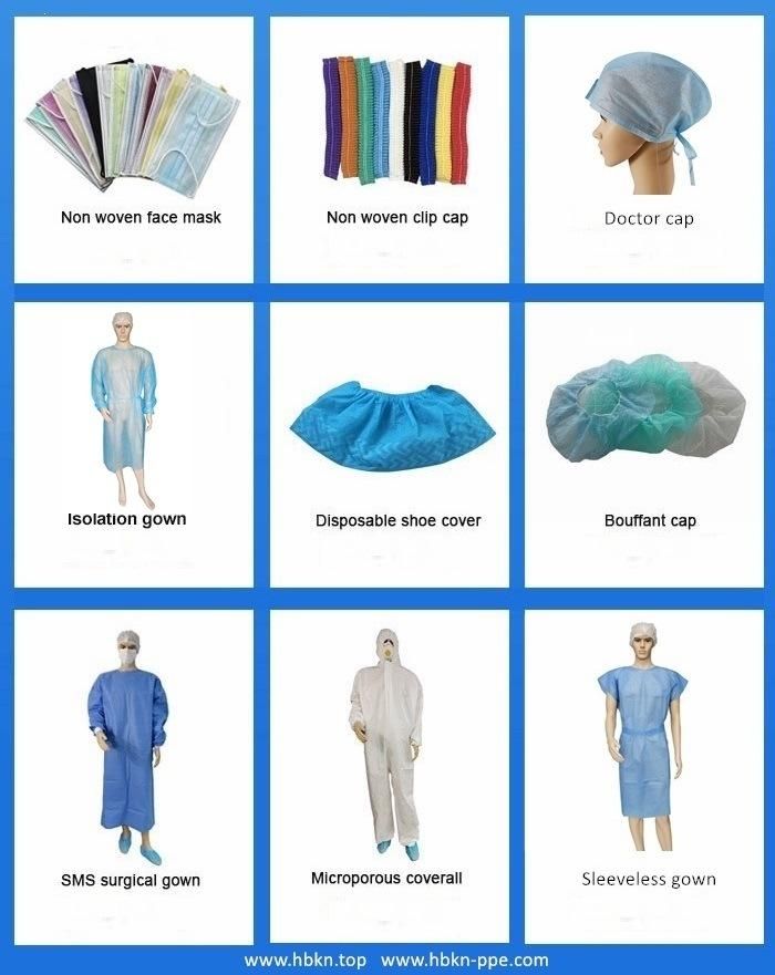 Disposable Bouffant Cap Nurse Surgical Cap Hair Net Protective Head Cover Non Woven Breathable Charlotte Round Caps Gorro Desechable