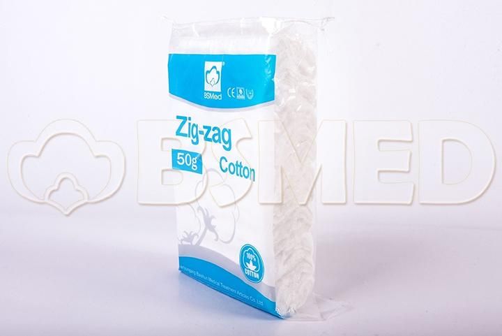 Wound Care Zig-Zag Cotton Wool of Bp Standzrd