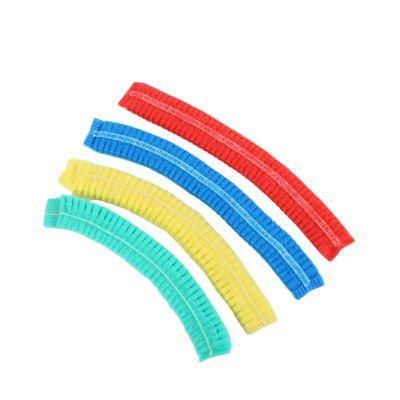 Bouffant Clip Cap Single Double Elastic Cap Disposable Cap for Food Industries