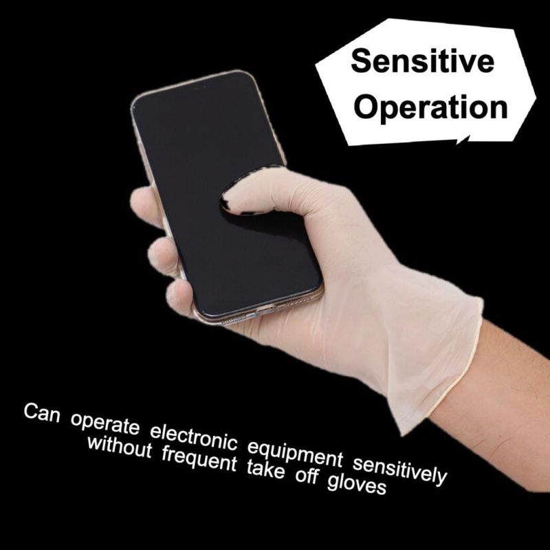 Food Grade FDA CE Powder Free Disposable Latex Gloves