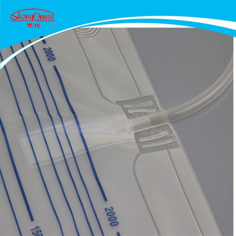 Disposable 2000ml Urine Bag Medical Transparent Drainage Collection Bag