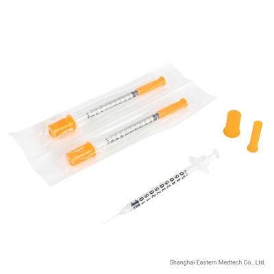 CE ISO Certificate Eto Sterilized 0.5ml Disposable Medical Device Insulin Syringe