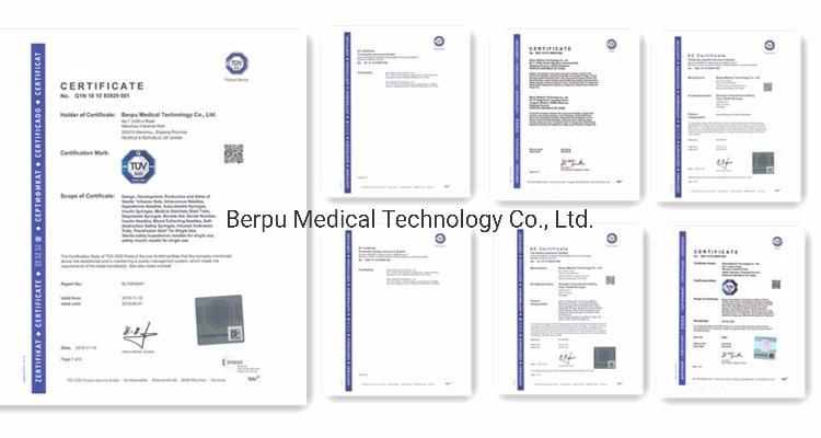 Berpu Disposable Medical Dispensing Needle Straight Hole Needle Lateral Hole Needle Concave Needle with 16g 17g 18g CE ISO FDA