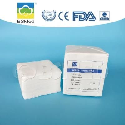 Absorbent Cotton Medical Gauze Swabs with Ce Certificate