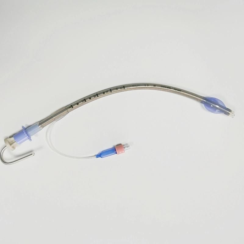 Medical Silicone Reinforced Oral Nasal Endotracheal Tube Tracheal Tube