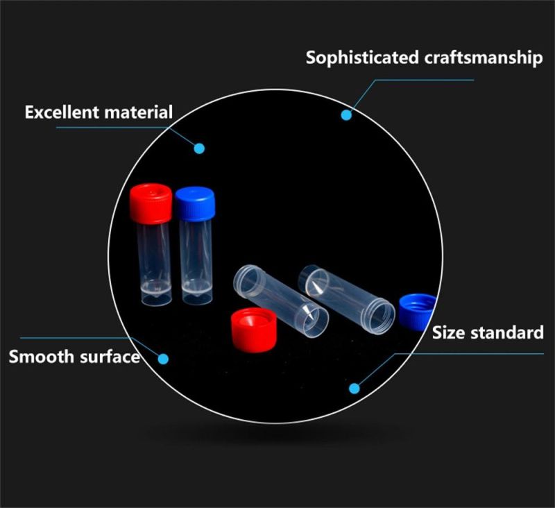 Medical Disposable Sterile Nasal Virus Sampling Tube Sample Collection Tube for Throat Swab