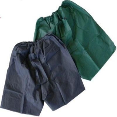 Non Woven Colonscopy Shorts Olive Green XL