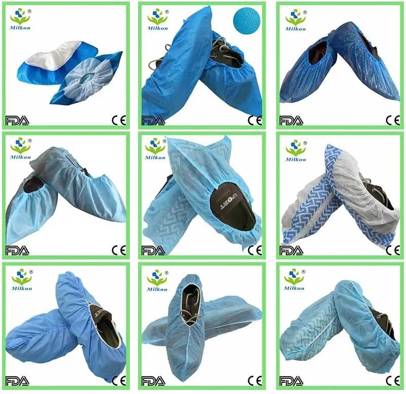 Disposable CPE Shoecover PE Anti Slip Plastic Waterproof Shoe Covers