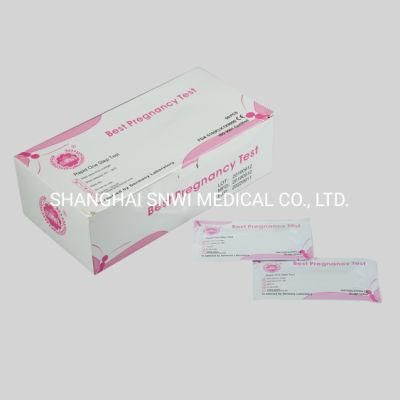 Medical Diagnostic Device HCG Pregnancy Hpylori H. Pylori HP Hbsag HCV HIV Malaria Urine Drug Strip Syphilis One Step Rapid Test Kit with CE ISO