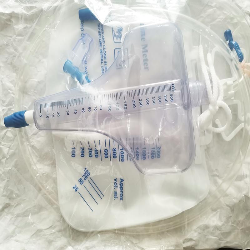 Luxury Medical 2000 Ml Disposable Drainage Bag Urine Meter