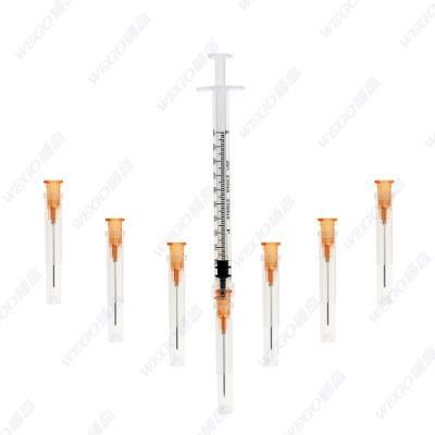 Disposable Medical Supplies Vaccine Syringe with Needle for Vaccines