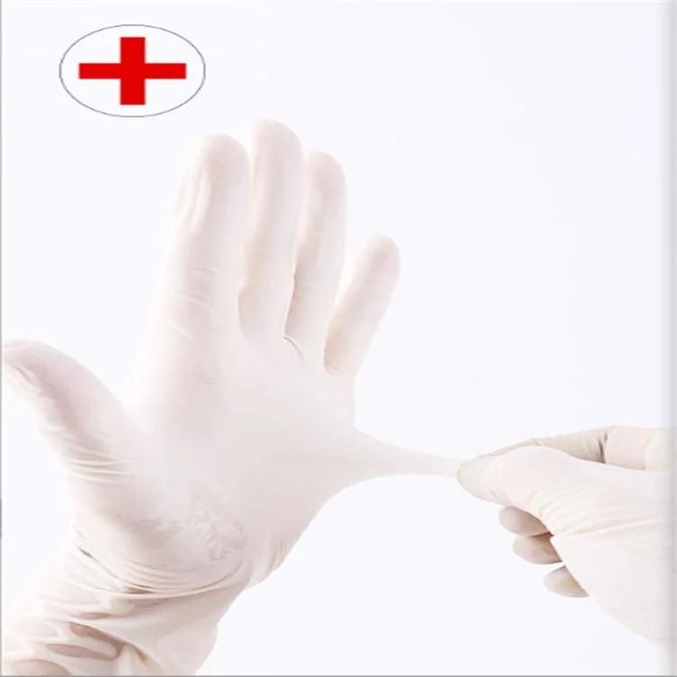 Medical Sterilized Disposable Rubber Exam Gloves