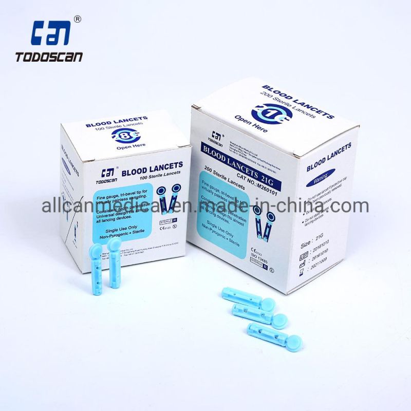 Medical Hospital Use Disposable Sterile Twist Type Blood Lancet