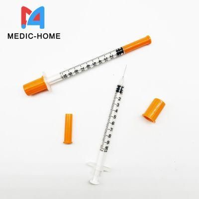 0.5ml 1ml Medical Safety Disposable Insulin Syringe