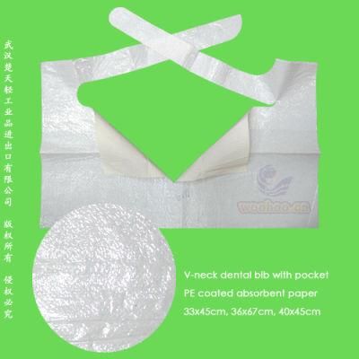 Disposable PE + Tissue Dental Apron