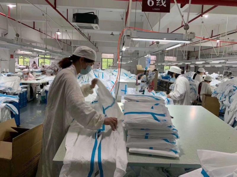 Manufactory Supplier Ce Approved Disposable Medical Protective Clothing Protective Suit