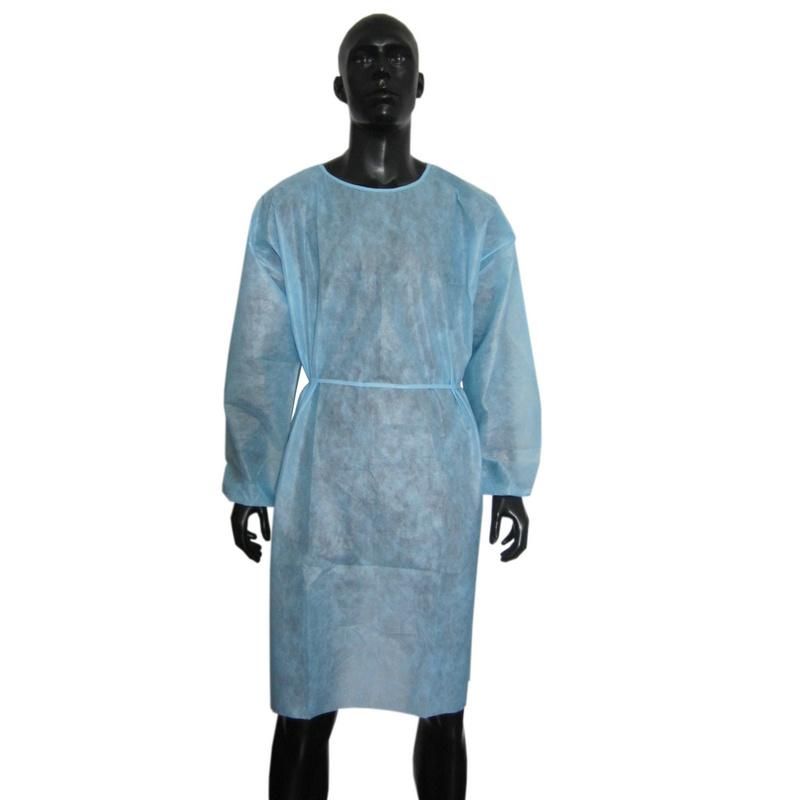Long Sleeves Sterile Elastic Cuff Non-Woven Hospital Medical Surgical Disposable Isolation Gown