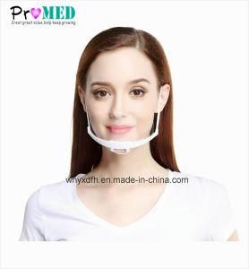 Hotel, SPA, Restaurant, Food service PET/PC/PLASTIC chef use transparent face mask