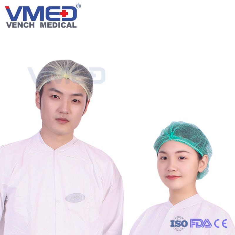 Disposable Surgical Non-Woven Single & Double Elastic Clip/ Mob Cap