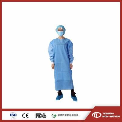 CE Certificate Disposable Isolation Gown Surgical Gown with AAMI Level 1/2/3