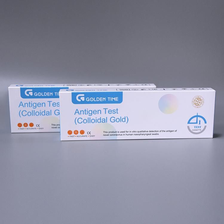 Swab Kit Ivd Self Test Colloidal Gold Saliva Antigen Rapid Test Kit