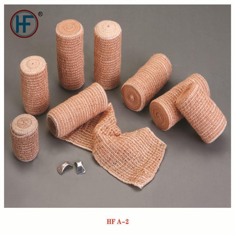 Disposable Cotton Crepe Bandages High Elastic Bandage with Clips