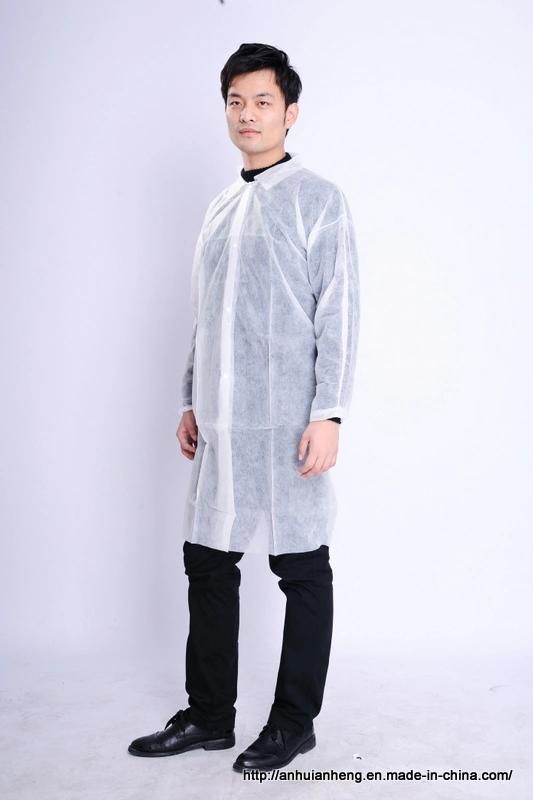 Cheap Breathable Nonwoven Lab Coat Medical Supply