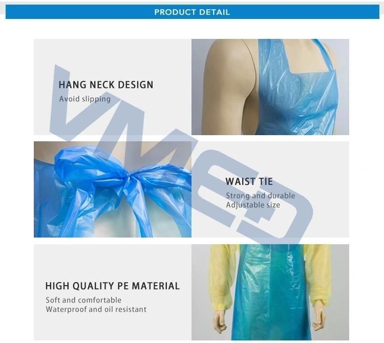 PVC Poncho, Disposable/Surgical/Dental/Hospital/Waterproof/Plastic PVC Poncho