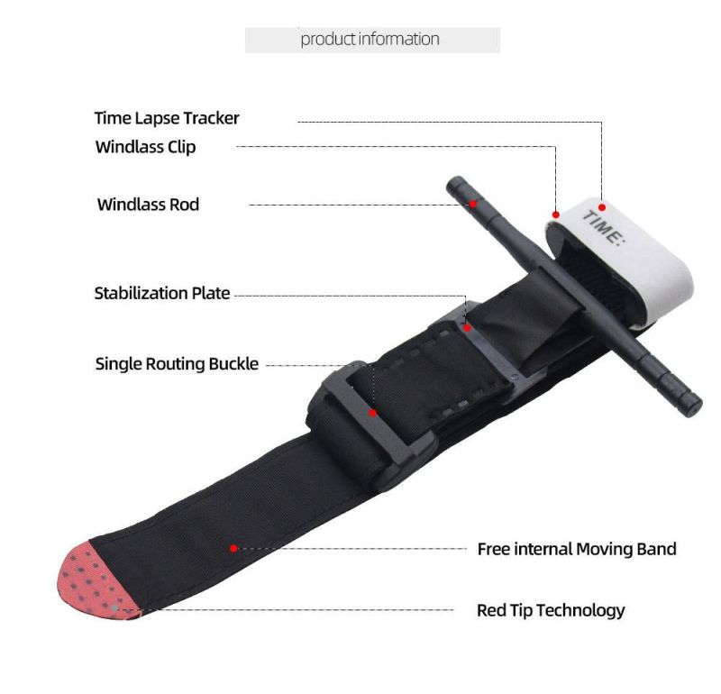 Outdoor Rescue Cat Tourniquet Spinning Tourniquet One-Handed Operation Tactical Arterial Emergency Tourniquet