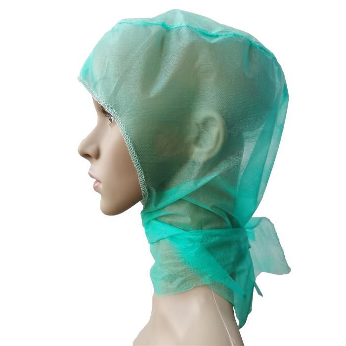 Professional Supplier Polypropylene Anti-Virus Isolation Hygiene Food Service Healthcare Dust Free Workshop Disposable Factory Non Woven Balaclava Helmet