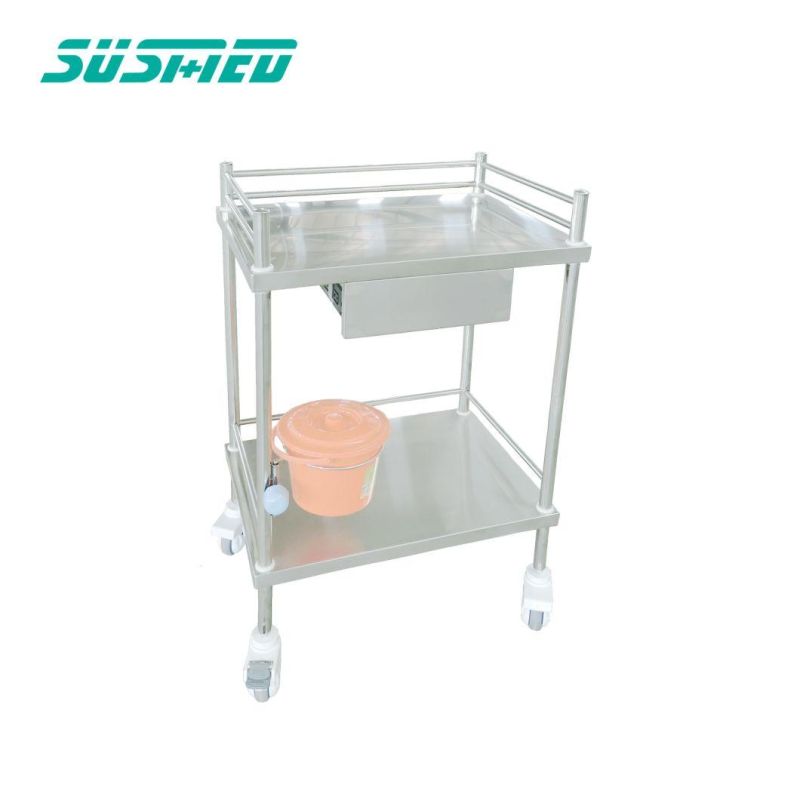 Cheap Medical Treatment Trolleys with Layer