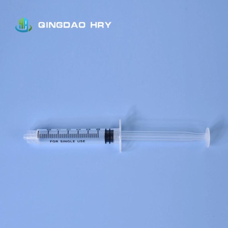 Hot Sale Medical Disposable Syringe Without Needle 3ml From Professional Manufacturer