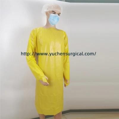 Disposable CPE Gowns Disposable CPE Plastic Apron with Thumb Holes