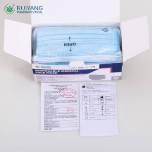 White List Factory CE ISO Approved Medical Mask Supplier Type Iir 3 Layers Disposable Medical Face Mask