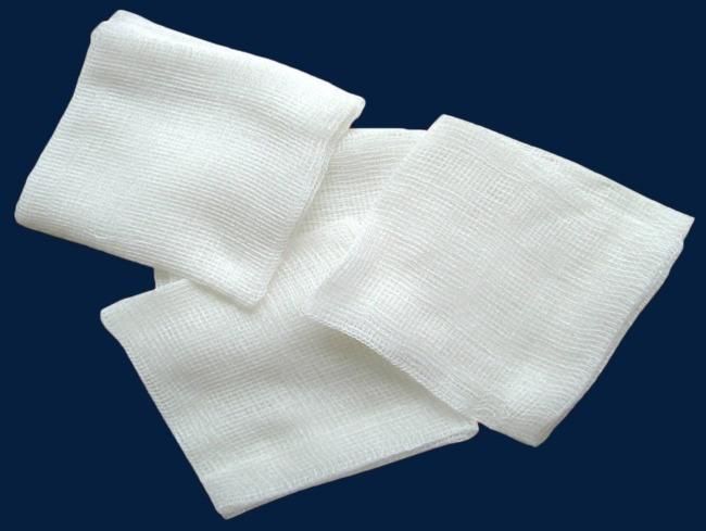 40s 100% Cotton Yarn Medical Absorbent Sterile Gauze Swabs