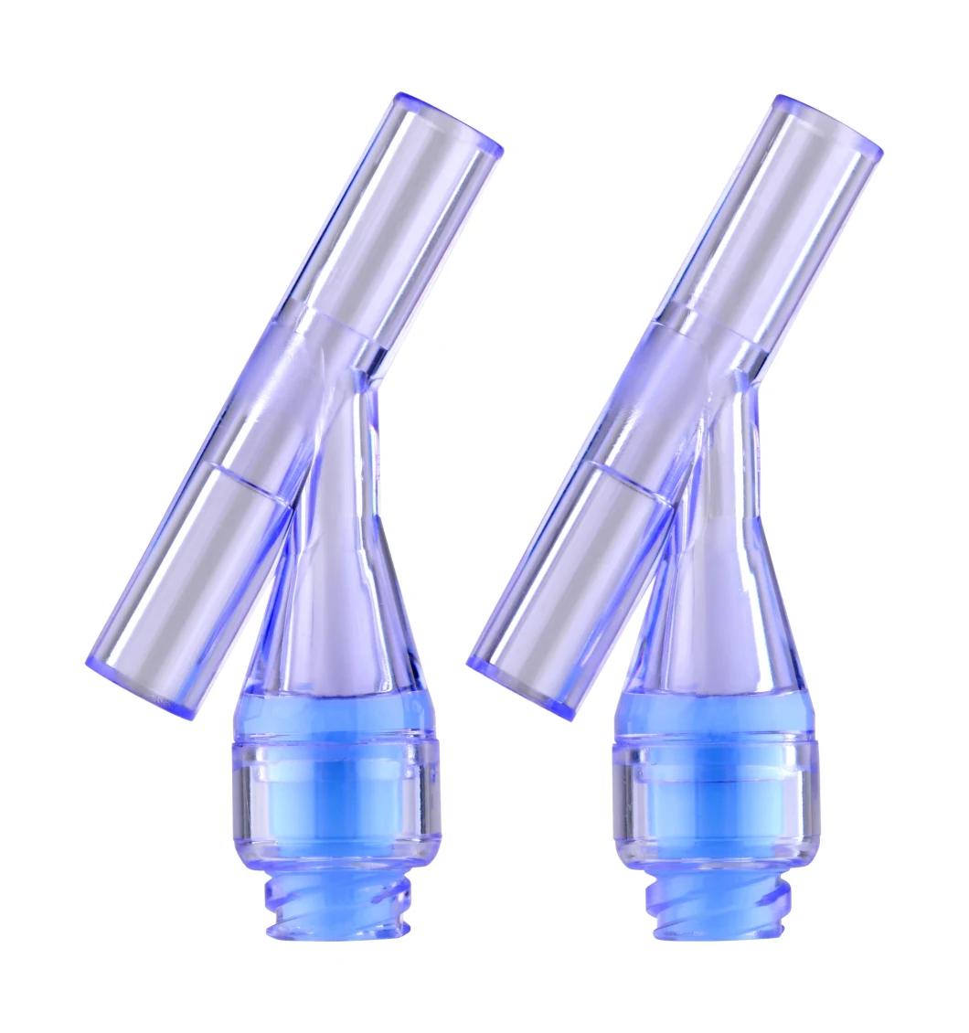 Luer Lock or Luer Slip Needleless Connector for Infusion Set